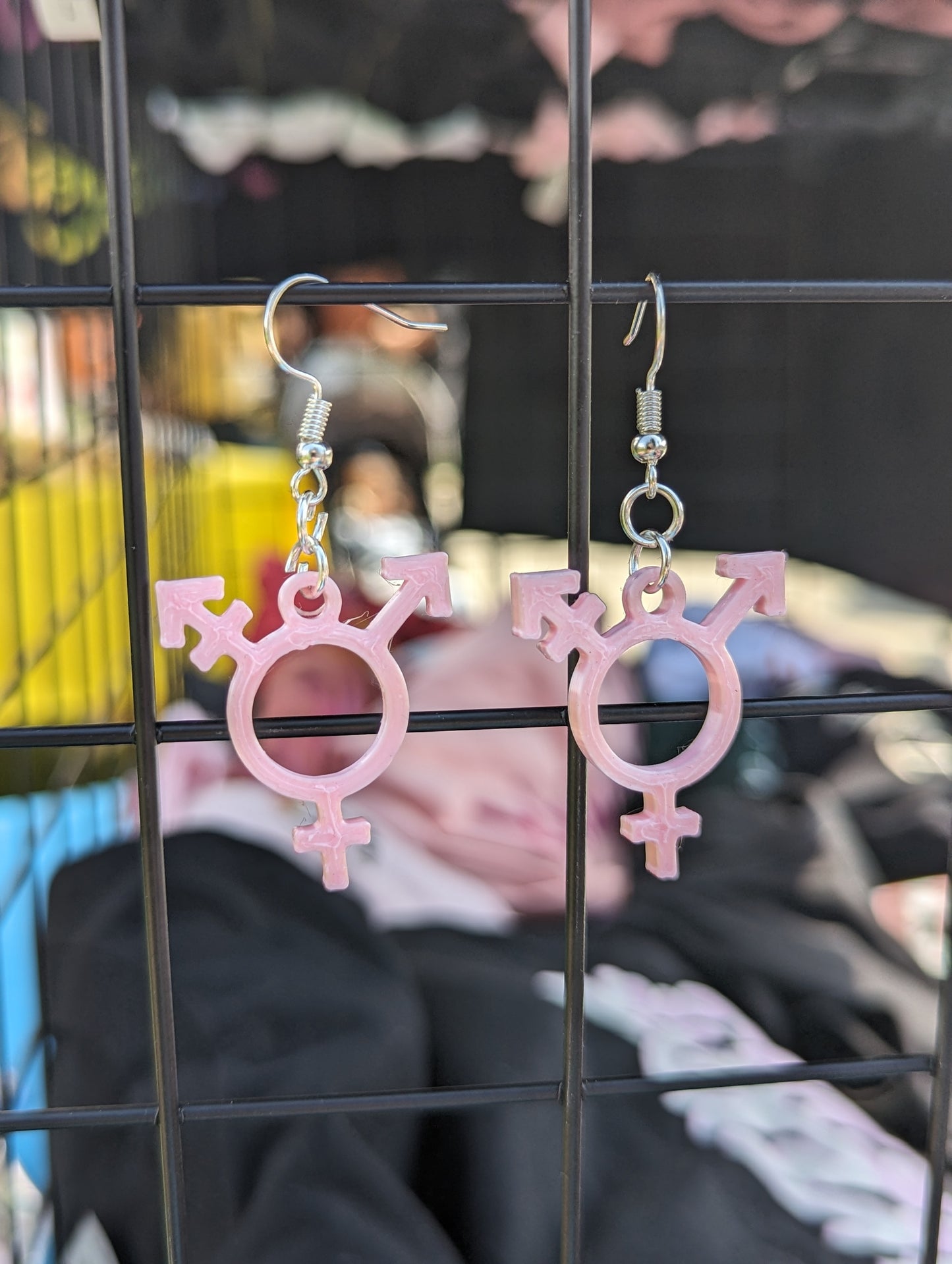 Transgender Symbol Earrings