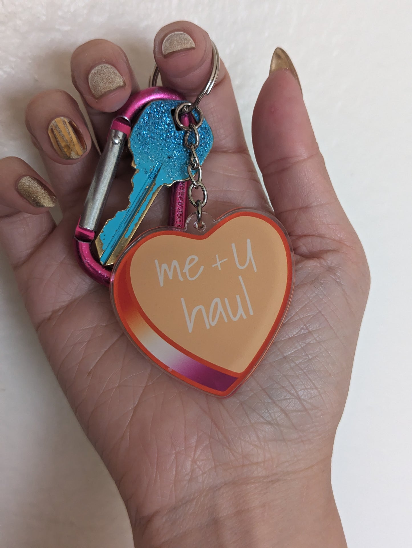 Me + U Haul Keychain