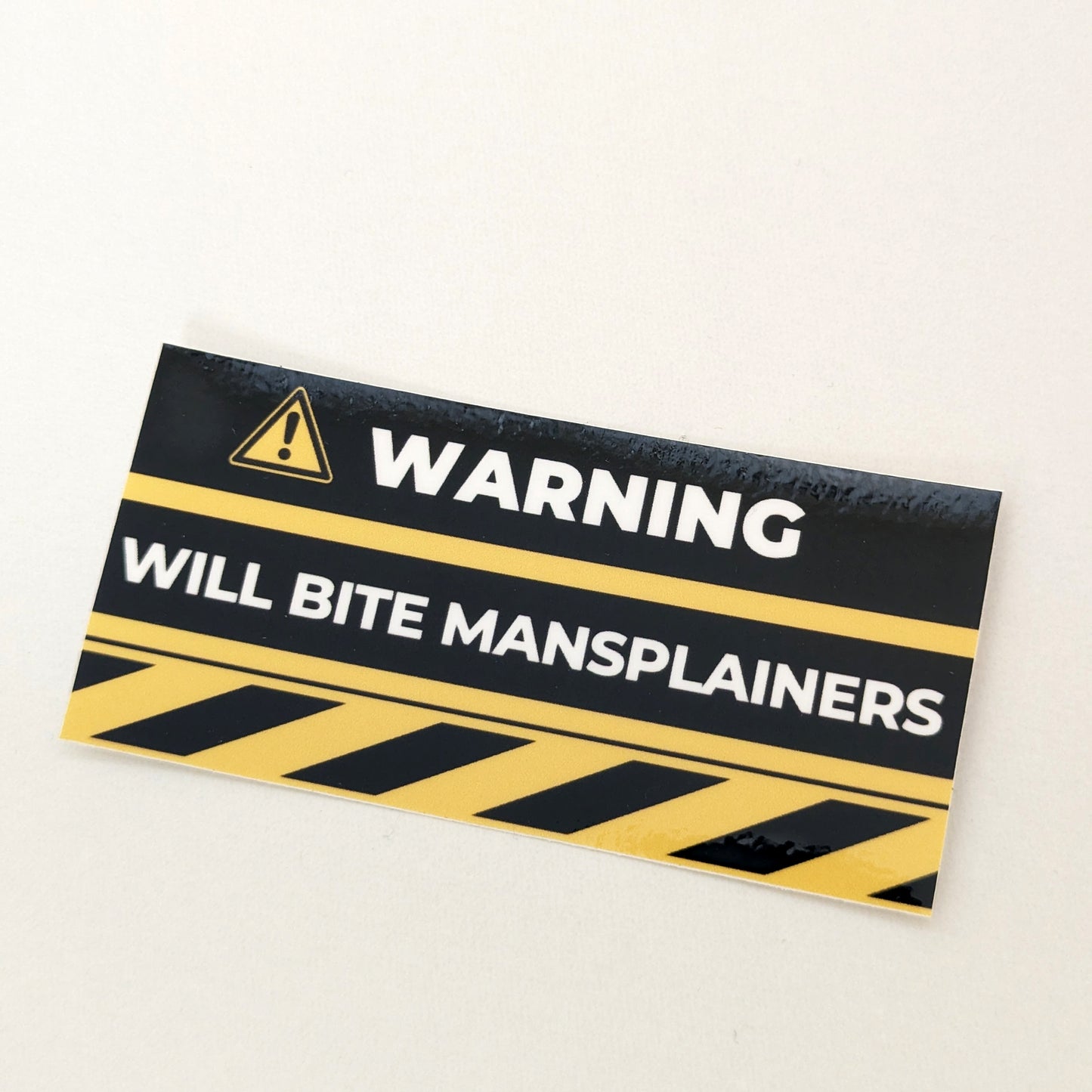 Will Bite Mansplainers Sticker