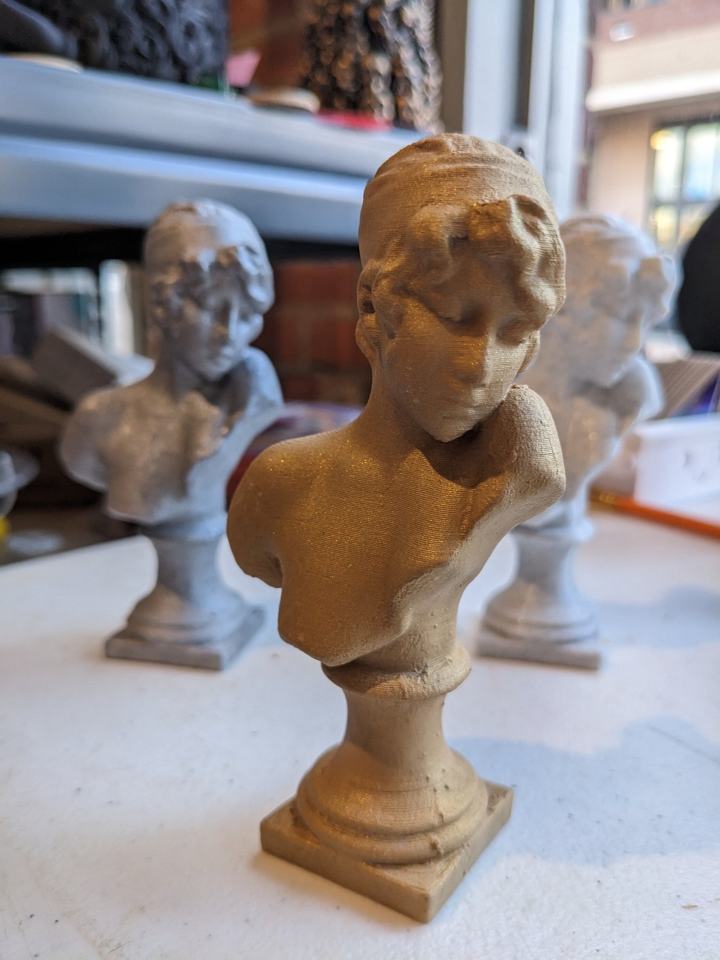 Mini Sappho Lesbian Art Statue