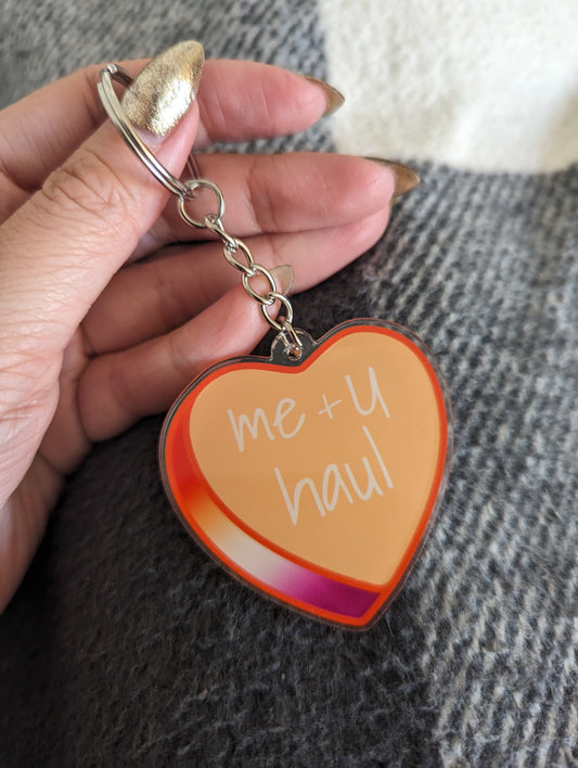 Me + U Haul Keychain