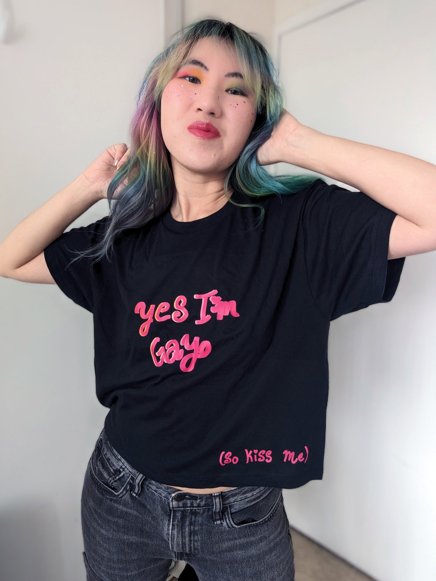 Yes I'm Gay Crop Tee