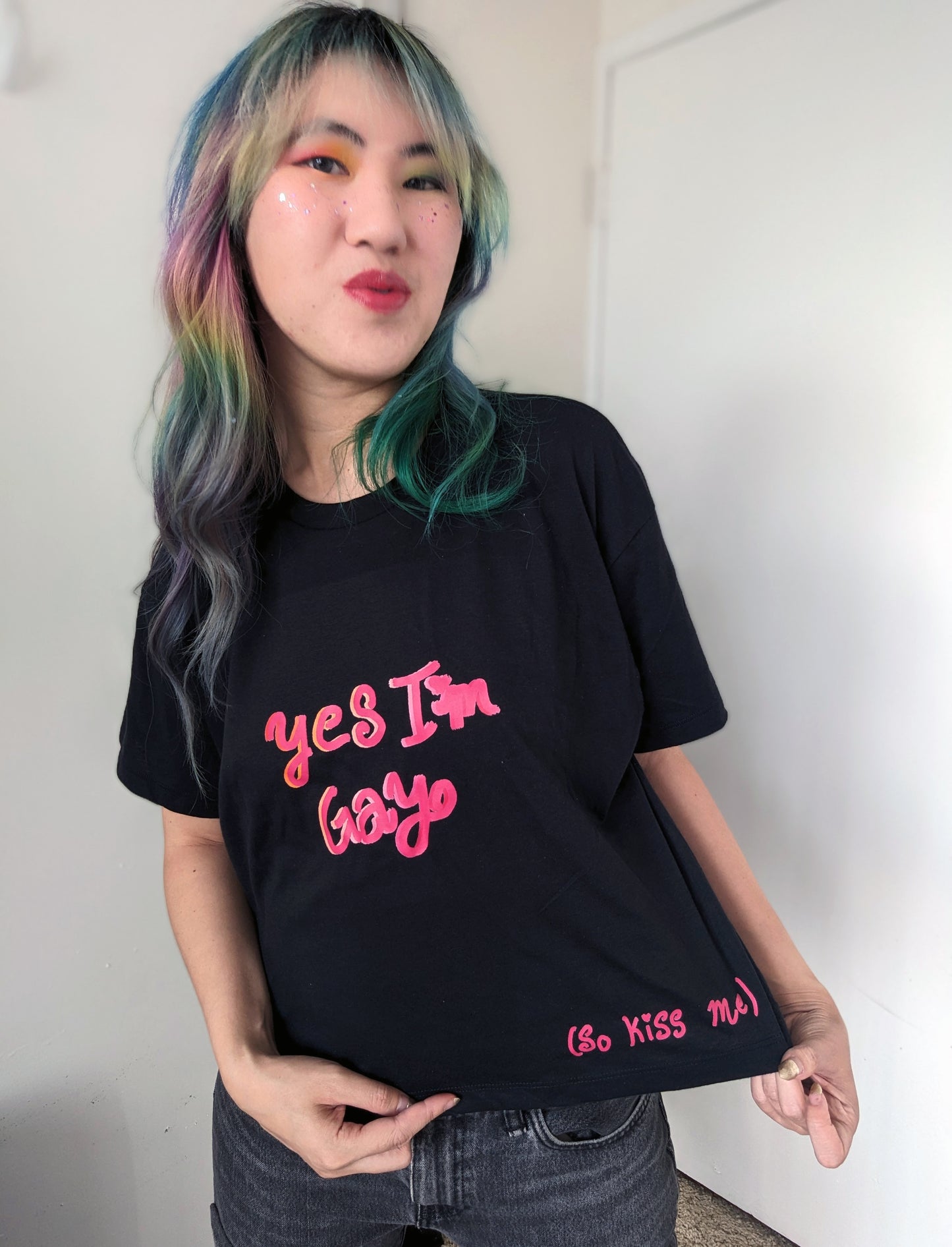 Yes I'm Gay Crop Tee