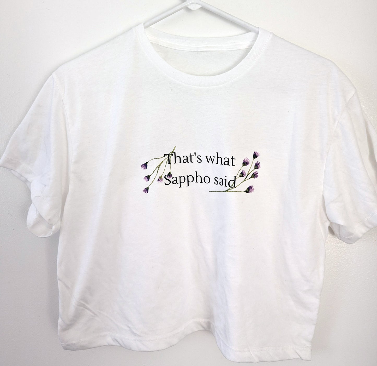 That's What Sappho Said Crop Tee