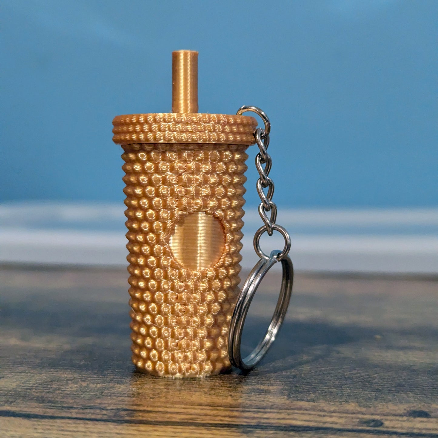 Hex Tumbler Twist Top Keychain