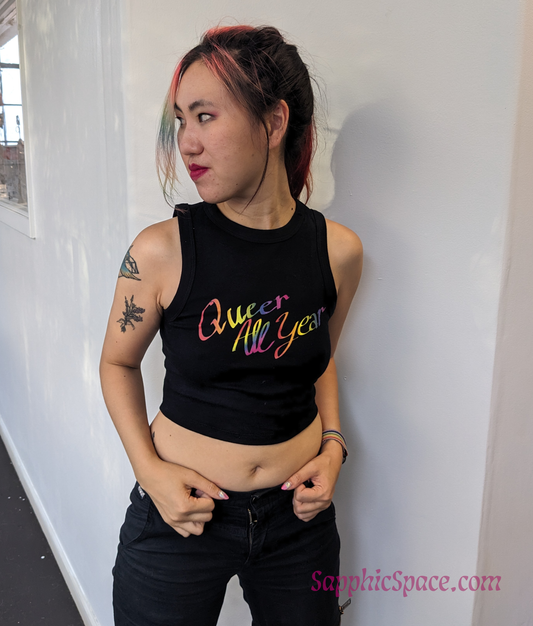 Queer All Year Baby Muscle Crop