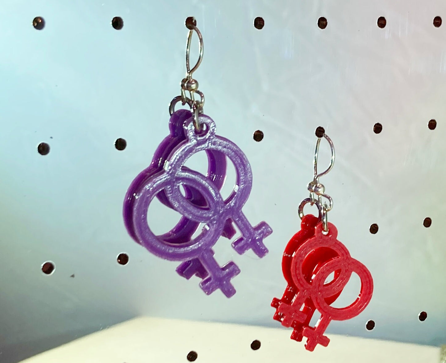 Lesbian Symbol Earrings