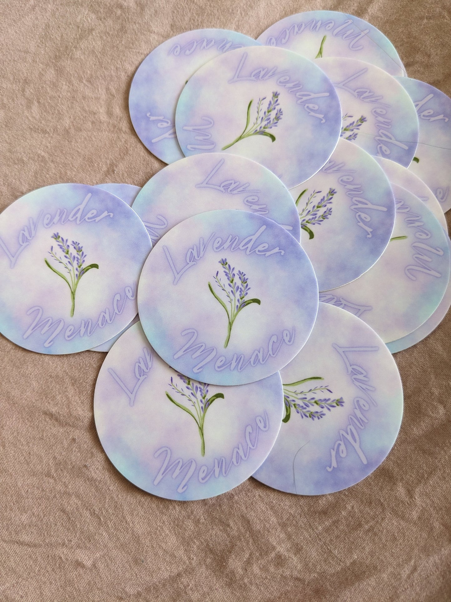 Lavender Menace Sticker