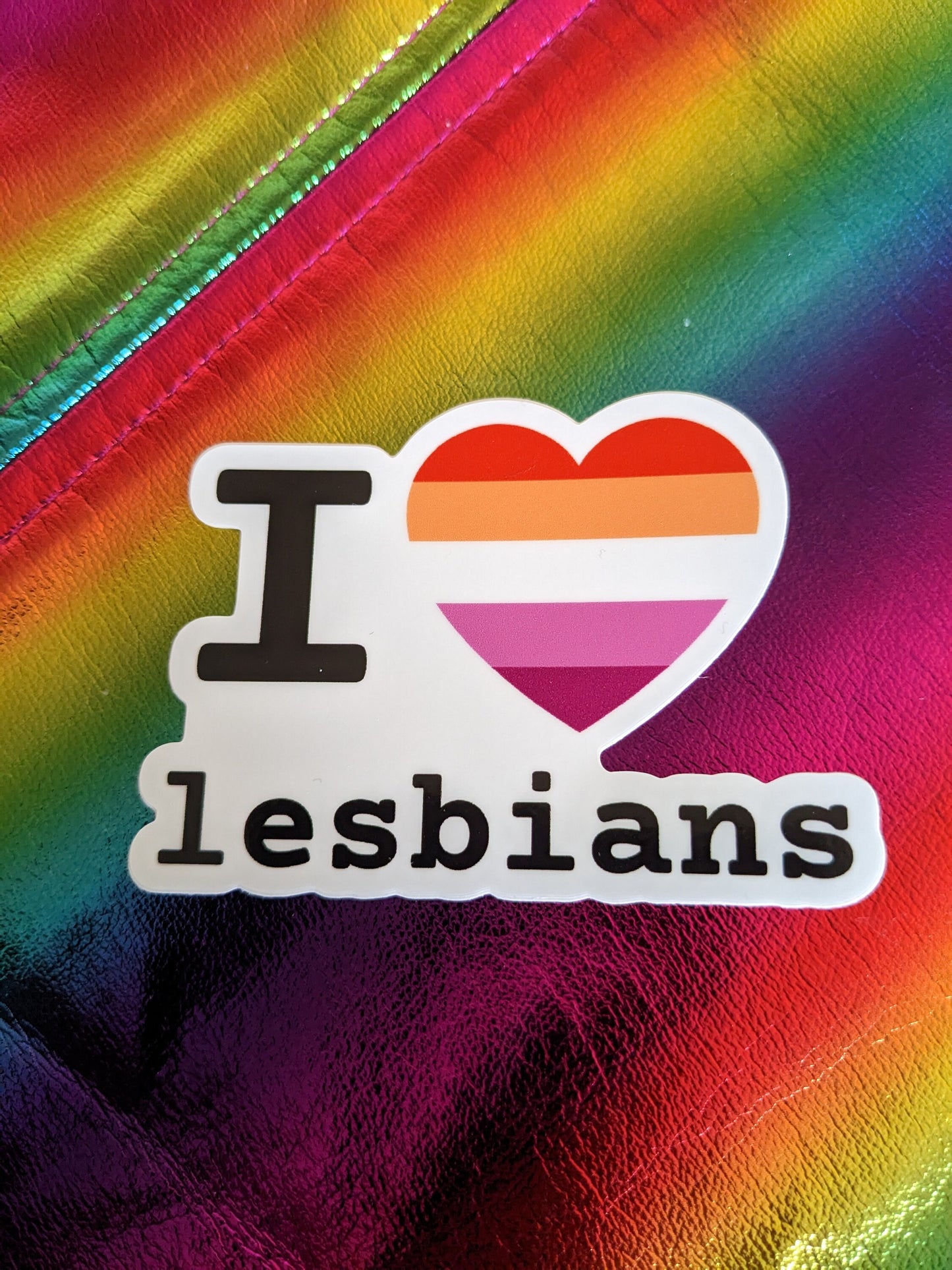 I Heart Lesbians Sticker Trio- 3 pack