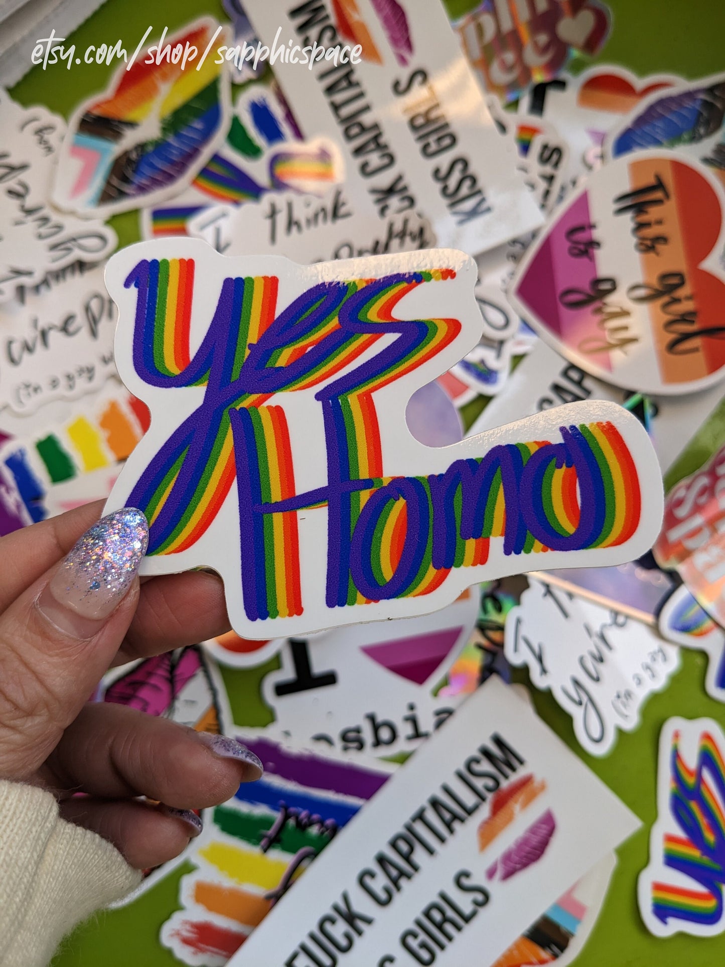 Yes Homo Sticker